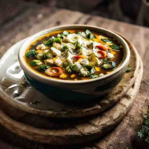 Быстрый суп с кускусом